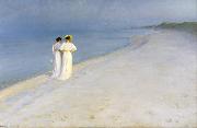 Peter Severin Kroyer Summer Evening on the Southern Beach (nn03) china oil painting artist